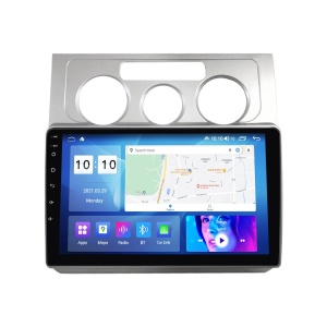 Navigație Android dedicată VW Touran I 2003-2010, cu ecran touchscreen, GPS, Bluetooth, Wi-Fi și compatibilitate aplicații moderne.