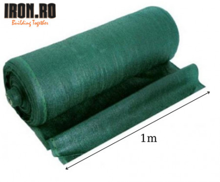 Plasa Verde de Umbrire 90% 1m LATIME