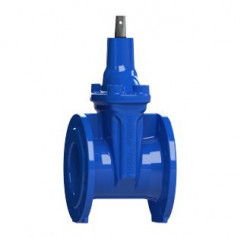Robinet Sertar Pana Cauciucat Corp Plat Pn16 Dn100 GSK