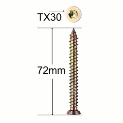 surub montaj rame ferestre usi 7.5x72