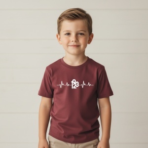 Tricou Clasic Inima 1923 (Visiniu) - Img 4