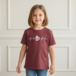 Tricou Clasic Inima 1923 (Visiniu) - Img 2