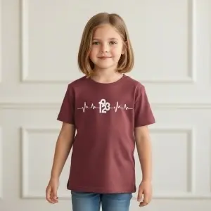 Tricou Clasic Inima 1923 (Visiniu) - Img 2