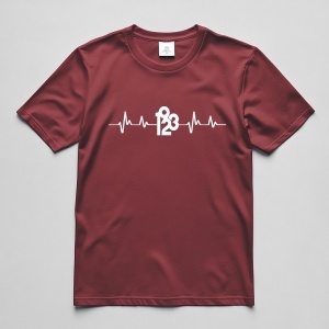 Tricou Clasic Inima 1923 (Visiniu)