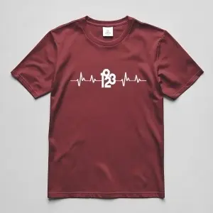 Tricou Clasic Inima 1923 (Visiniu)