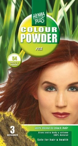 Pudra de hena, Colour Powder Red 54, Hennaplus, 100 gr