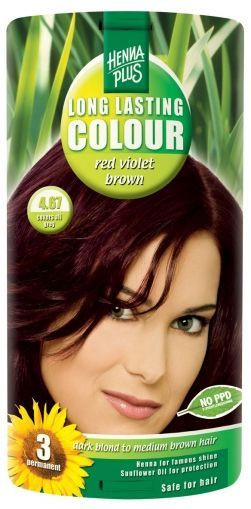 Vopsea par, Long Lasting Colour, 4.67 Red Violet Brown, Hennaplus