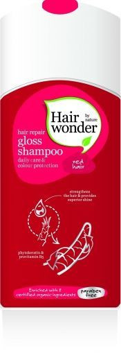 Sampon Gloss pentru parul roscat, Hairwonder, 200 ml