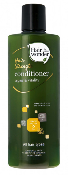 Balsam par tonifiant cu keratina, provitamina B5, ulei de argan Hairwonder, 200 ml