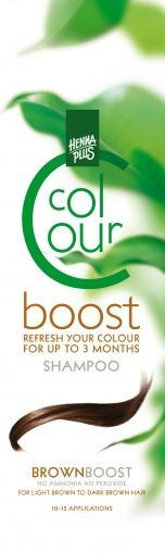 Colour Boost Brown, sampon colorant, Hennaplus, 200 ml
