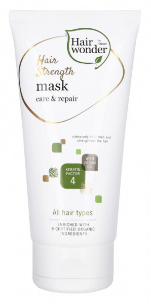 Masca par tonifianta cu keratina, provitamina B5, ulei de argan Hairwonder, 150 ml
