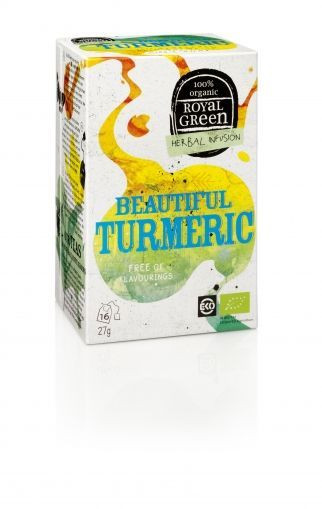 Ceai ecologic Beautiful Turmeric, Royal Green, 16 plicuri