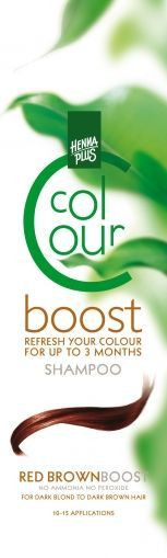 Colour Boost Red Brown, sampon colorant, Hennaplus, 200 ml