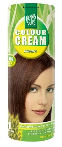 Crema nuantatoare, 4.56, Colour Cream Auburn, Hennaplus, 60 ml