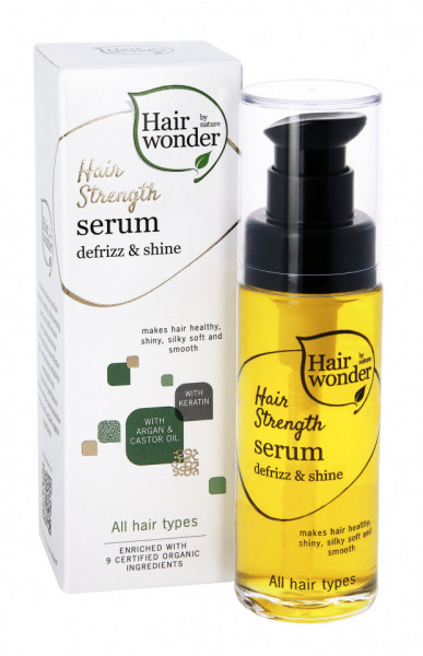Ser pentru par tonifiant cu keratina, provitamina B5, ulei de argan, Hairwonder, 30 ml