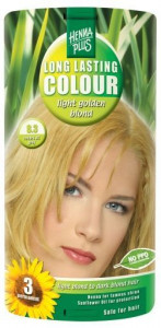 Vopsea par, Long Lasting Colour, 8.3 Light Golden Blond, Hennaplus