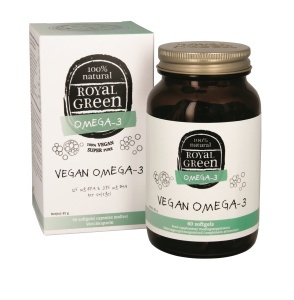 Ulei vegan Omega 3, Royal Green, 60 capsule