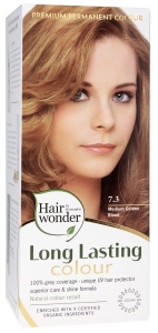 Vopsea par, Long Lasting Colour, 7.3 Medium Golden Blond, Hairwonder