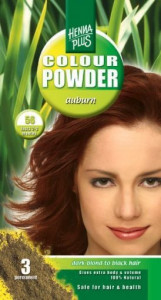 Pudra de hena, Colour Powder Auburn 56, Hennaplus, 100 gr