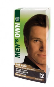 Vopsea par barbati, Men's Own Dark Blond, Hennaplus, 80 ml