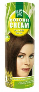 Crema nuantatoare, 5.35, Colour Cream Chocolate Brown, Hennaplus, 60 ml
