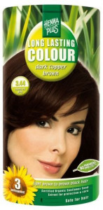 Vopsea par, Long Lasting Colour, 3.44 Dark Cooper Brown, Hennaplus