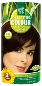 Vopsea par, Long Lasting Colour, 3.44 Dark Cooper Brown, Hennaplus