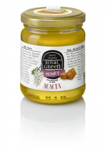 Miere Acacia Honey, certificata ecologic, Royal Green, 250 g 