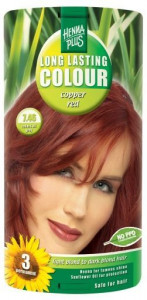 Vopsea par, Long Lasting Colour, 7.46 Copper Red, Hennaplus
