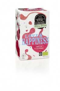 Ceai ecologic, Love & Happiness, Royal Green, 16 plicuri