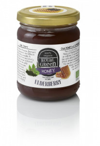 Miere Elderberry  Honey, certificata ecologic, Royal Green, 250 g