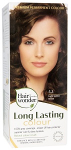 Vopsea par, Long Lasting Colour, 5.3 Light Golden Brown, Hairwonder