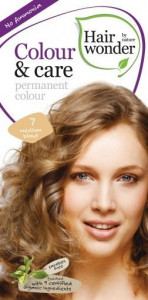 Vopsea par naturala, Colour & Care, 7 Medium Blond, Hairwonder