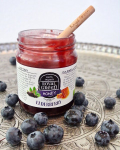 Miere Elderberry  Honey, certificata ecologic, Royal Green, 250 g