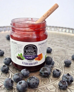 Miere Elderberry  Honey, certificata ecologic, Royal Green, 250 g