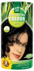 Vopsea par, Long Lasting Colour, 1 Black, Hennaplus