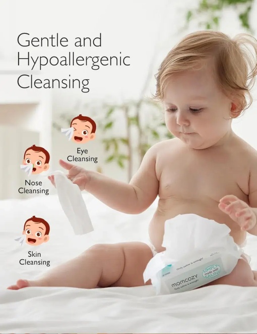 Șervețele umede saline pentru nas și față -Baby Booger 180 buc - Img 6