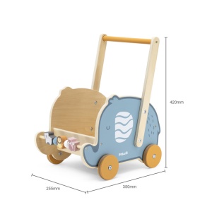 Antemergator carucior pentru papusi, Elefant, PolarB, Viga - Img 4