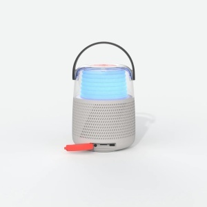 Boxă bluetooth și set Karaoke - Gri - Img 3