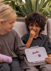 Caserolă prânz din Tritan cu 4 compartimente, design Cool Kid - Img 2