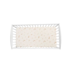 Cearșaf cu elastic pentru pătuț 120 × 60 cm – Boho Sand