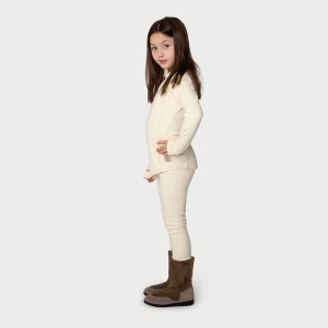 Colanți termici copii angora cream - Img 4