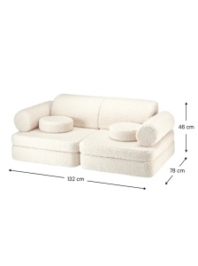 Cream White Settee - Img 5