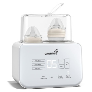 Încălzitor și sterilizator biberoane 9-în-1 – încălzire rapidă, decongelare, fără BPA, cu afișaj LCD