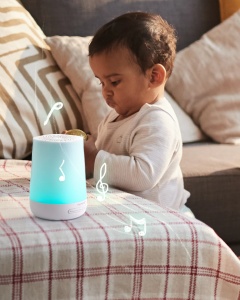 Lampă de veghe si Aparat de sunete "white noise" – Control Mobil Baby Momcozy - Img 5