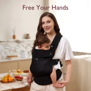 Marsupiu ERGONOMIC PureHug - Negru - Img 2