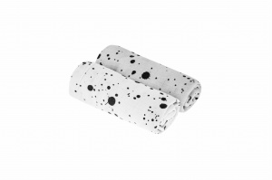 Set 2 museline din bambus- Alb/ Gri 75×75 cm