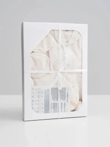 Set Nr. 13 pentru bebeluși prematuri – 10 piese din bumbac organic