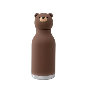 Sticlă termos din oțel inoxidabil Bestie - Brown Bear
