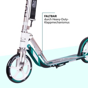 Trotinetă HUDORA BigWheel® 205 - turquoise - Img 5